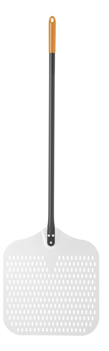 Pizzaschaufel gelocht, quadratisch, 40,5 cm, Aluminium