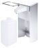 Seifen- & Desinfektionsspender, 1 ltr., Wandmontage, Aluminium gebürstet