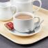 Kombiset ATHENA HOTELWARE Kaffeetasse 20 cl mit Untertasse, 24 Sets, weiß