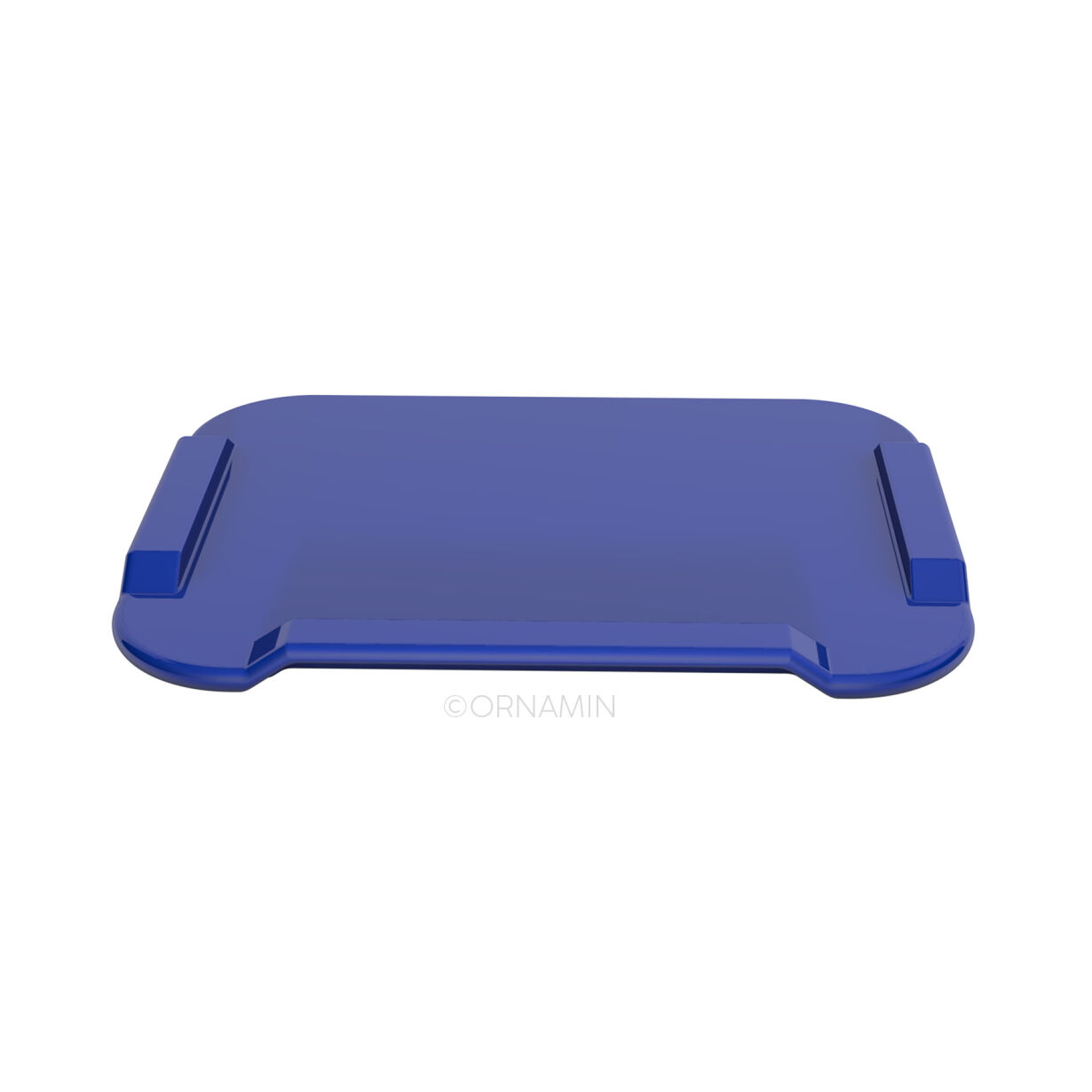 Antirutsch Essbrettchen klein, 22 x 17 cm, Melamin blau