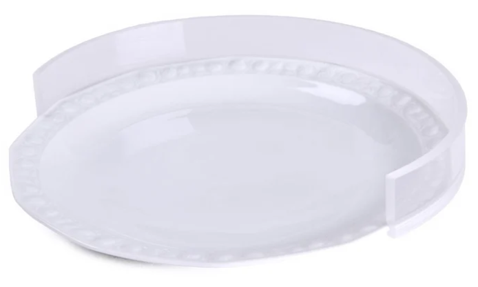 Tellerranderhöhung RFM, für Teller Ø 21,5 - 25 cm, Kunststoff transparent
